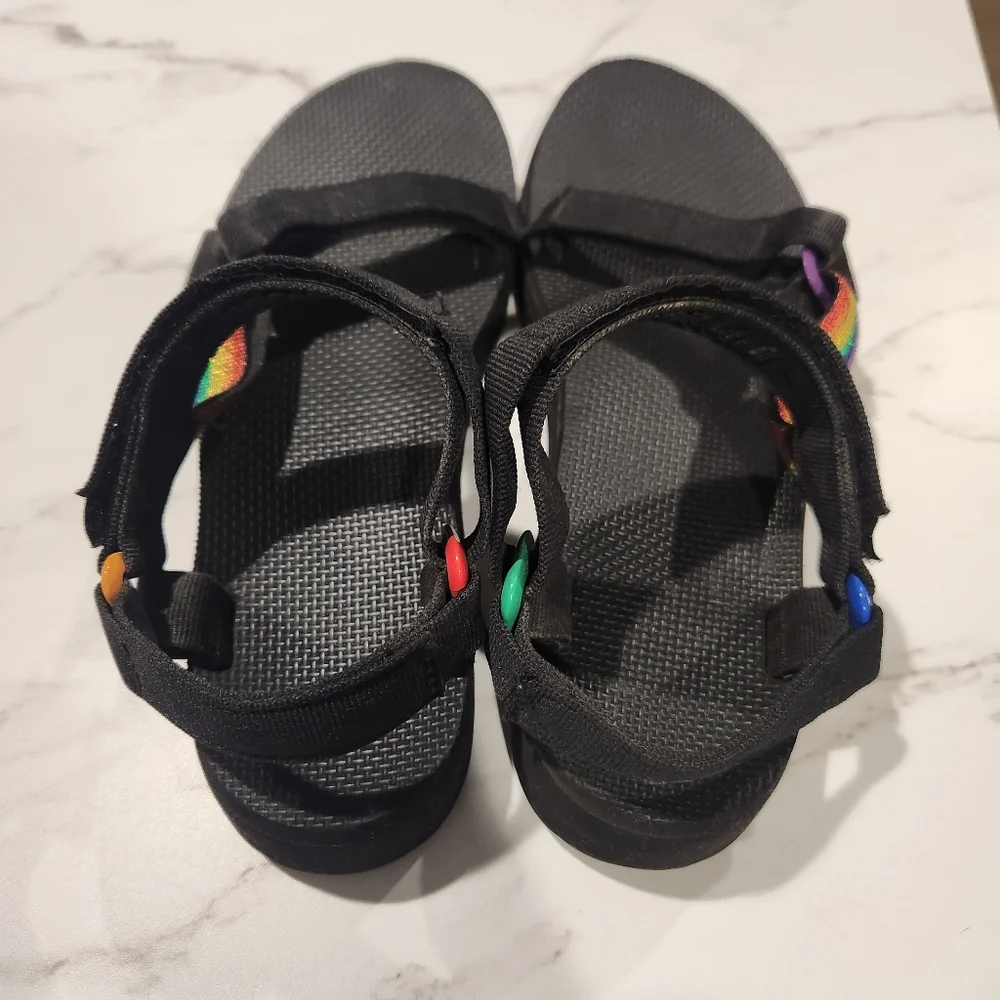 Teva Mid Universal Pride Sandals Mens Size 11